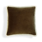 Housse de coussin velours de coton 50x50 RIVA    febronie.com
