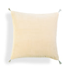 Housse de coussin velours de coton 50x50 DANUBE - dune