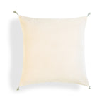 Coussin velours de coton 50x50 DANUBE - craie