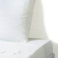 Drap plat lin lavé 240x300 CAMILLE - vert céladon - febronie.com