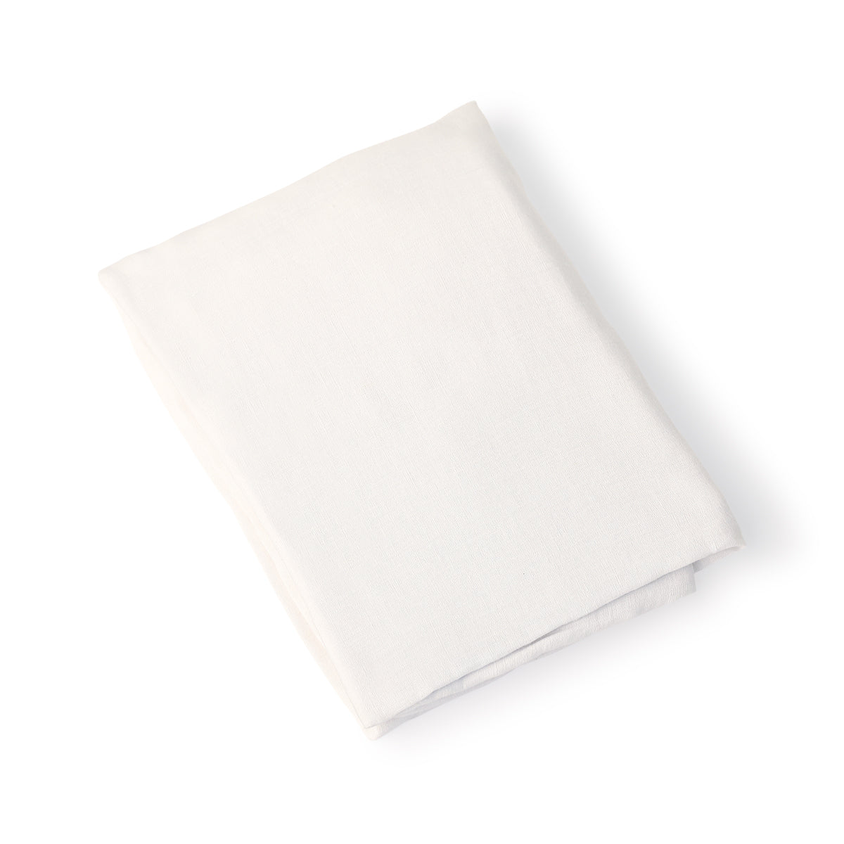 Drap plat lin lavé 270x300 CAMILLE - blanc
