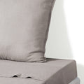 Drap plat lin lavé 270x300 CAMILLE - naturel