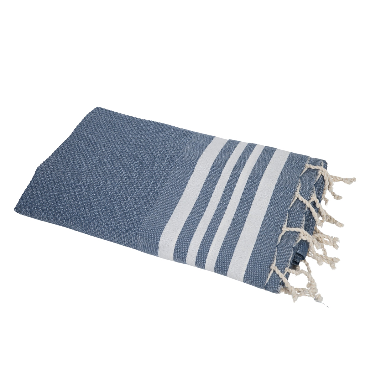 Fouta coton 100x200 NEWPORT bleu jean