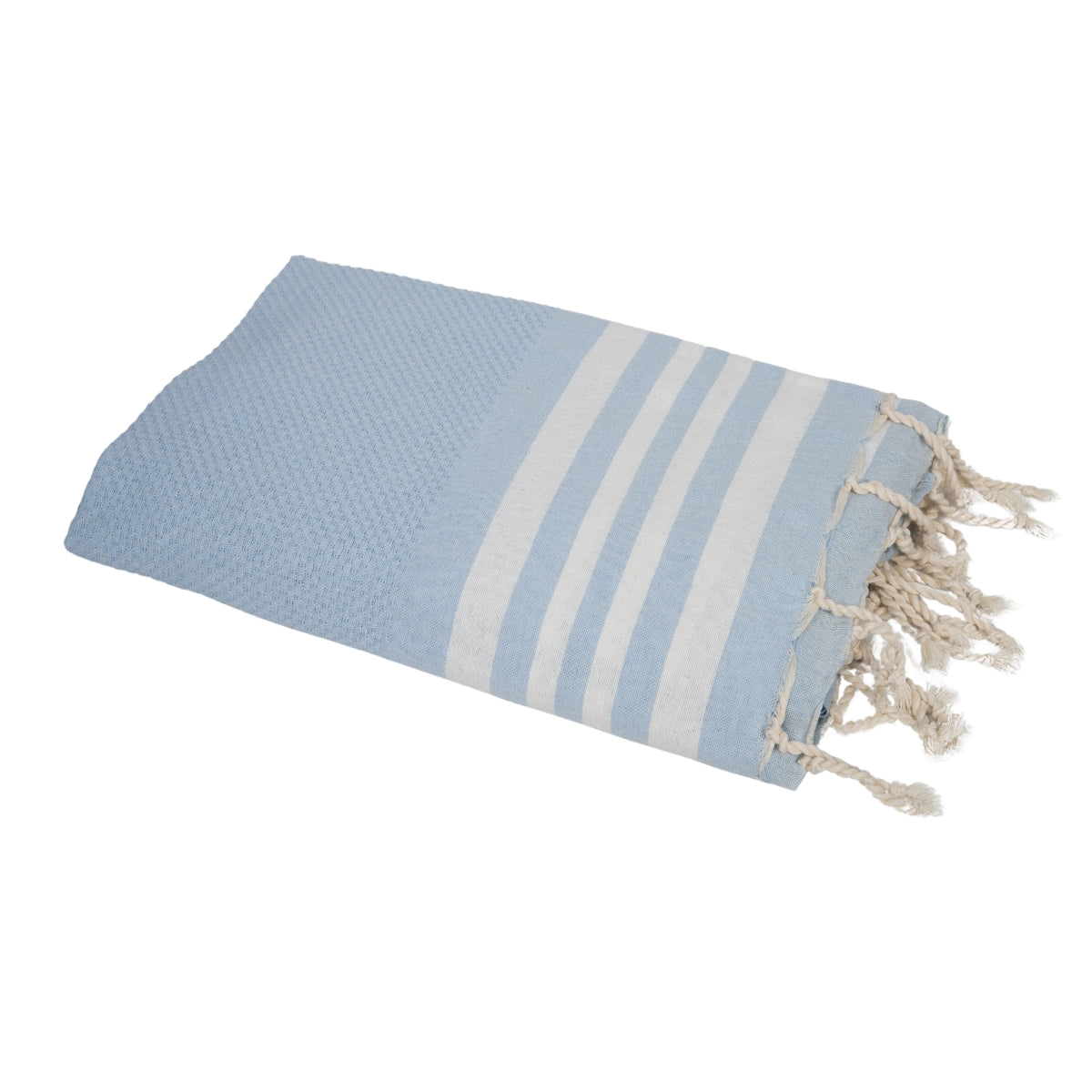 Fouta coton 100x200 NEWPORT bleu ciel