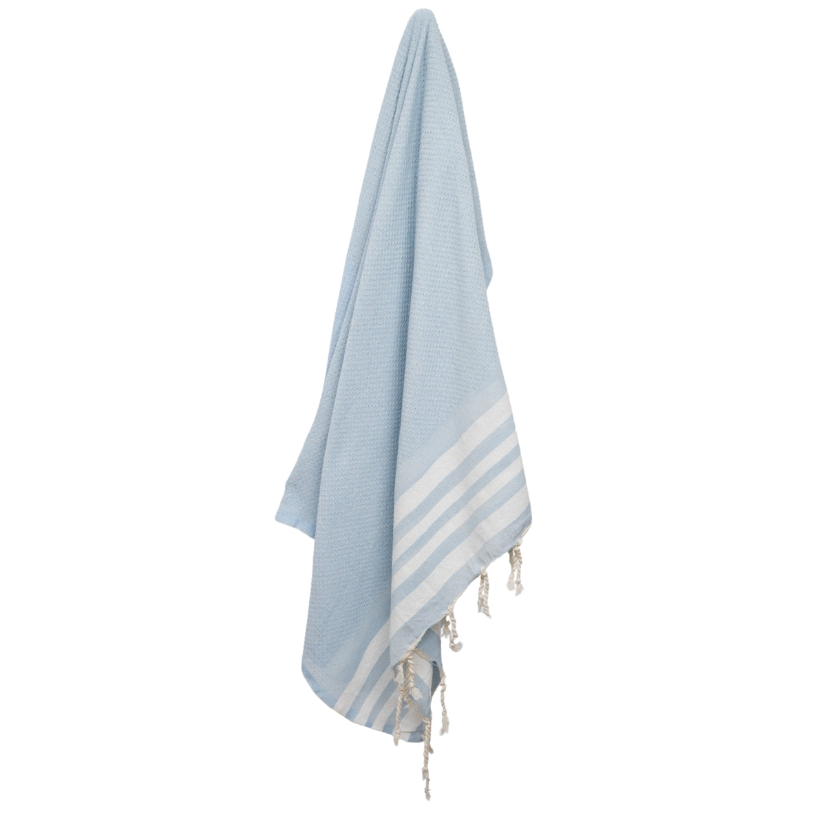 Fouta coton 100x200 NEWPORT bleu ciel