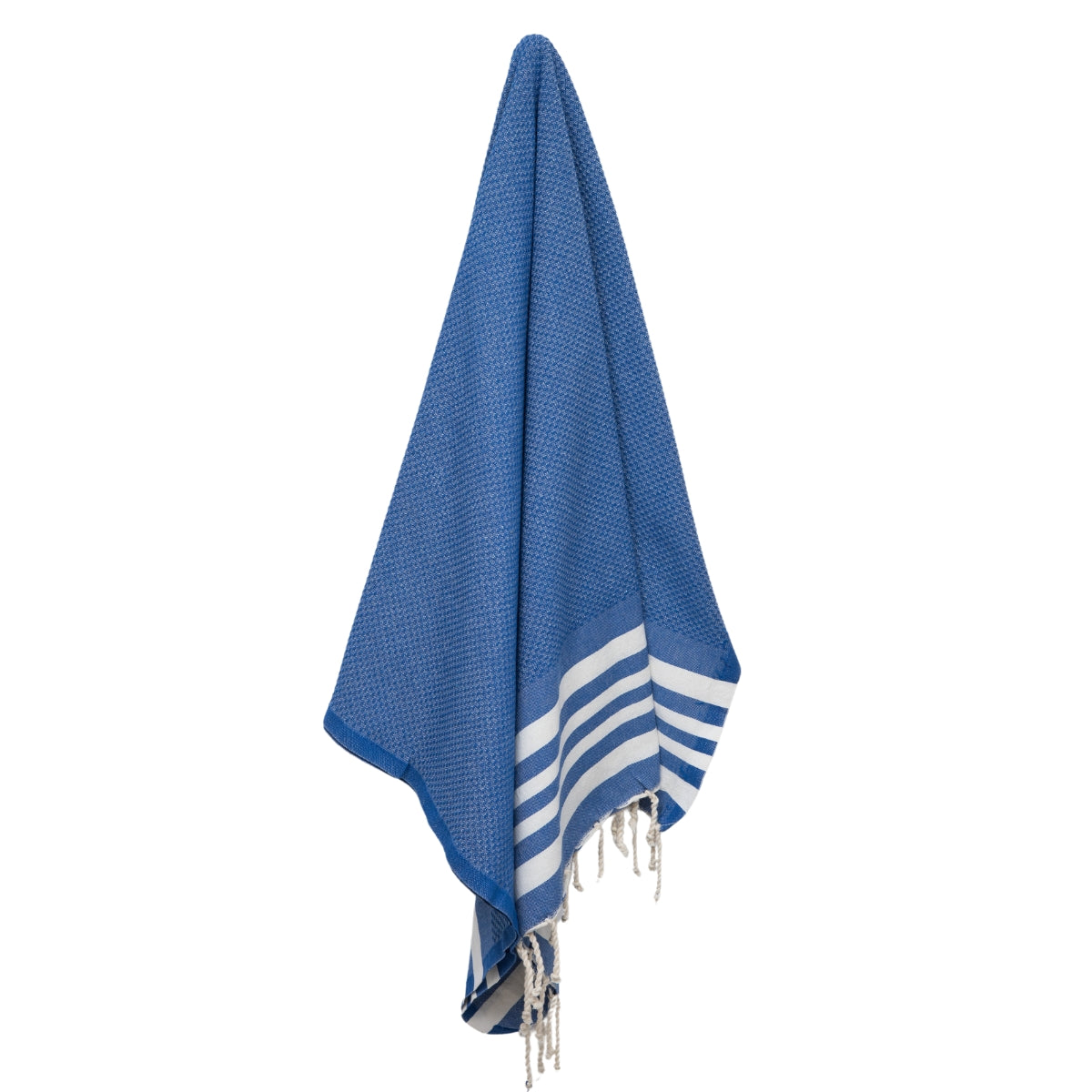 Fouta coton 100x200 NEWPORT bleu grec