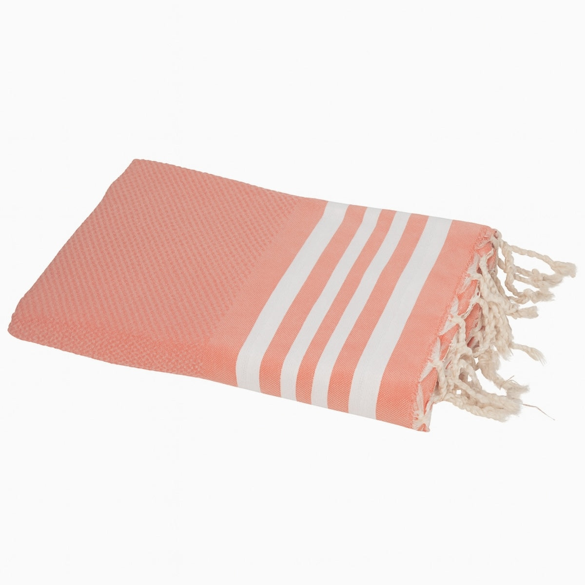 Fouta coton 100x200 NEWPORT orange corail
