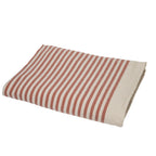 Nappe coton 150x250 HOSSEGOR - rouge brique