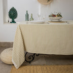 Nappe coton 180x350 HOSSEGOR - jaune moutarde - febronie.com