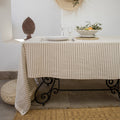 Nappe coton 180x350 HOSSEGOR - taupe