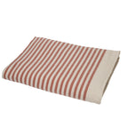 Nappe coton 180x300 HOSSEGOR - rouge brique