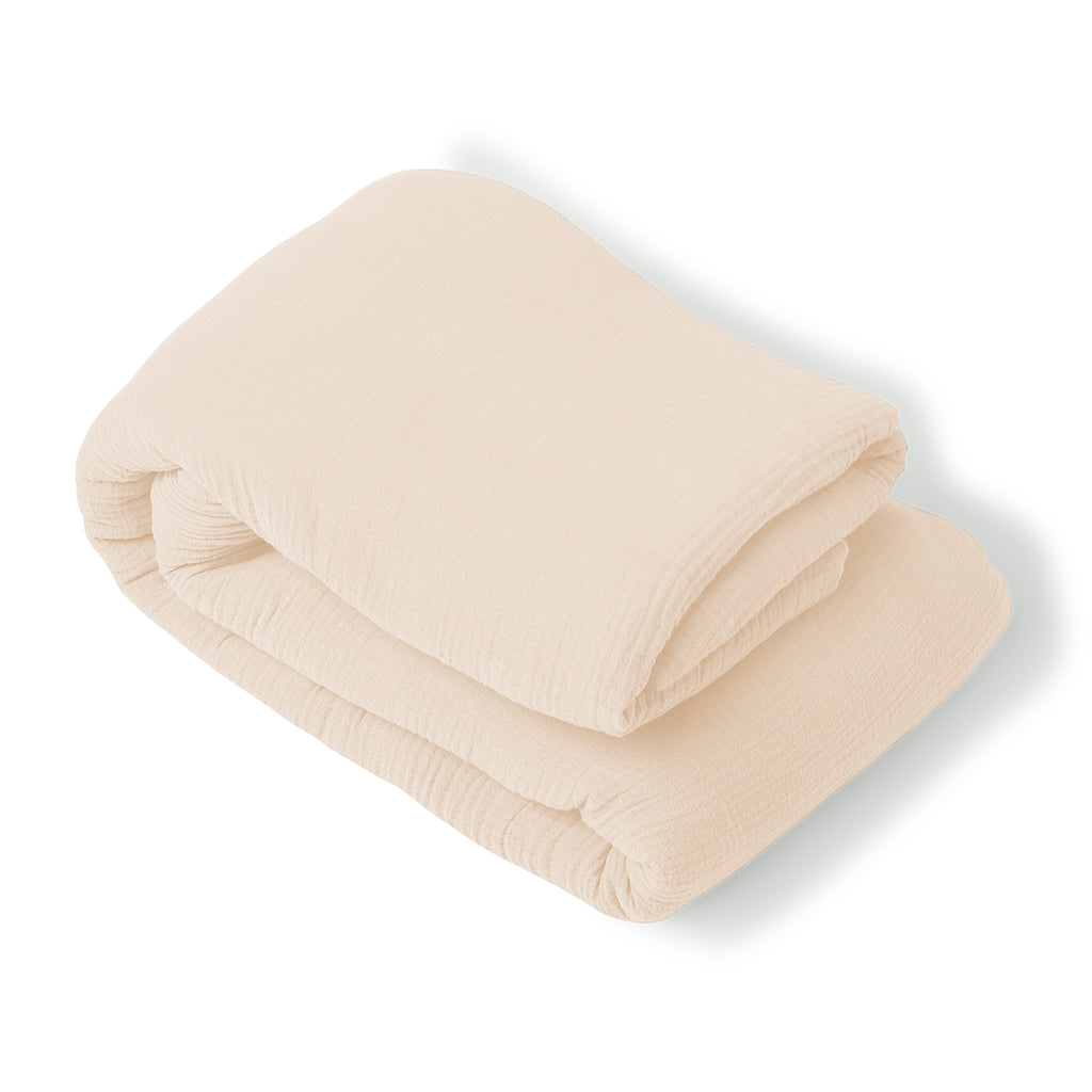 Jeté de lit gaze de coton 270x280 CARLA - rose