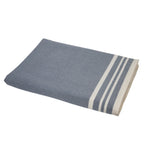 Nappe coton 180x300 MAHDIA - bleu jean