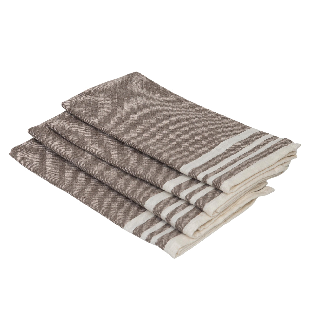 Serviette de table (x4) coton 45x45 MAHDIA - taupe