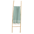 Fouta jacquard coton 100x200 SIENNA vert jade