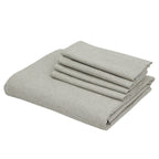 Nappe + 4 serviettes coton 150x250 COLETTE - vert olive