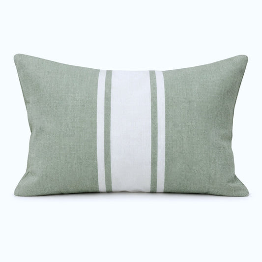 coussin de plage coton 39x25 ST TROPEZ - vert sauge