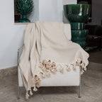 Set de 2 plaids coton 130x170 MEGEVE