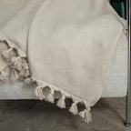 Set de 2 plaids coton 160x250 MEGEVE lin