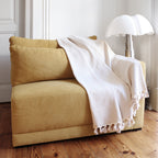 Set de 2 plaids coton 160x250 MEGEVE lin