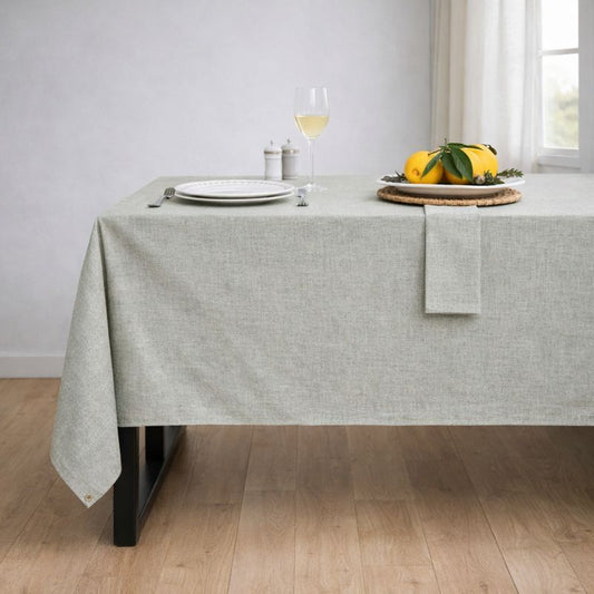 Nappe + 10 serviettes coton 180x400 COLETTE