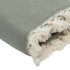 Plaid coton vert olive ZERMATT - 130x170 cm
