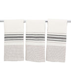 Torchon (X3) coton 45x70 LOUISE - taupe