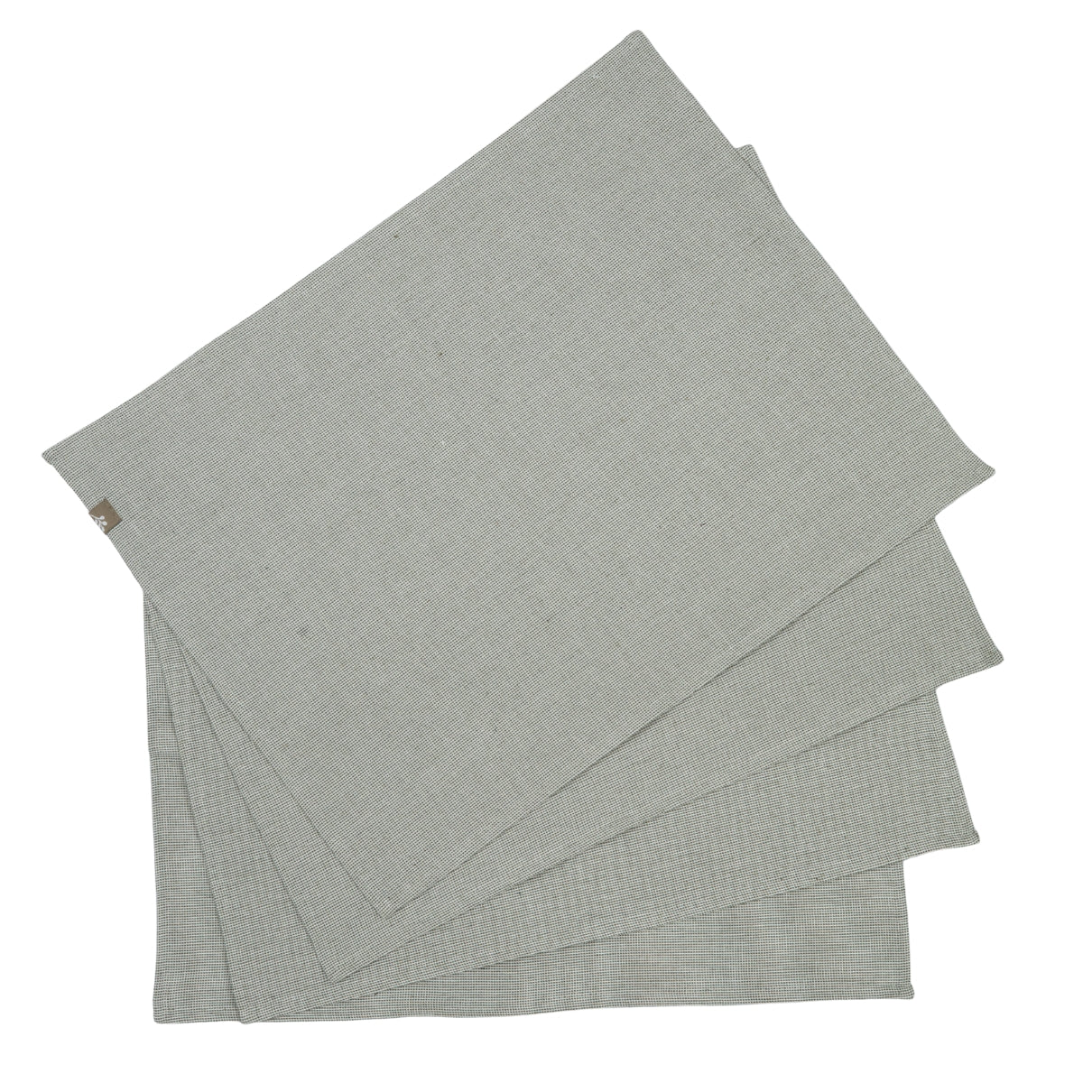 Set de table (x4) coton 35x50 COLETTE - vert olive
