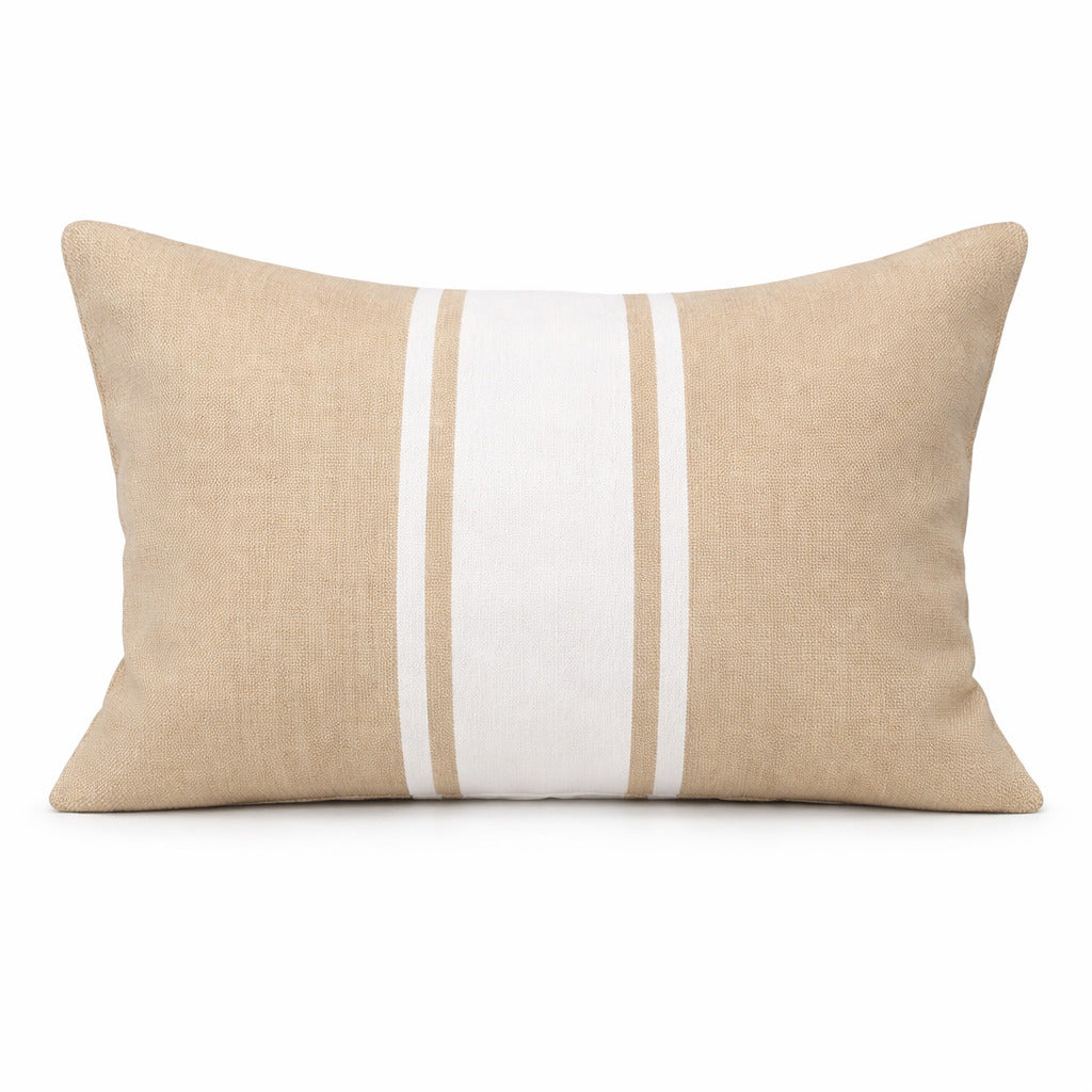 coussin de plage coton 39x25 ST TROPEZ - beige