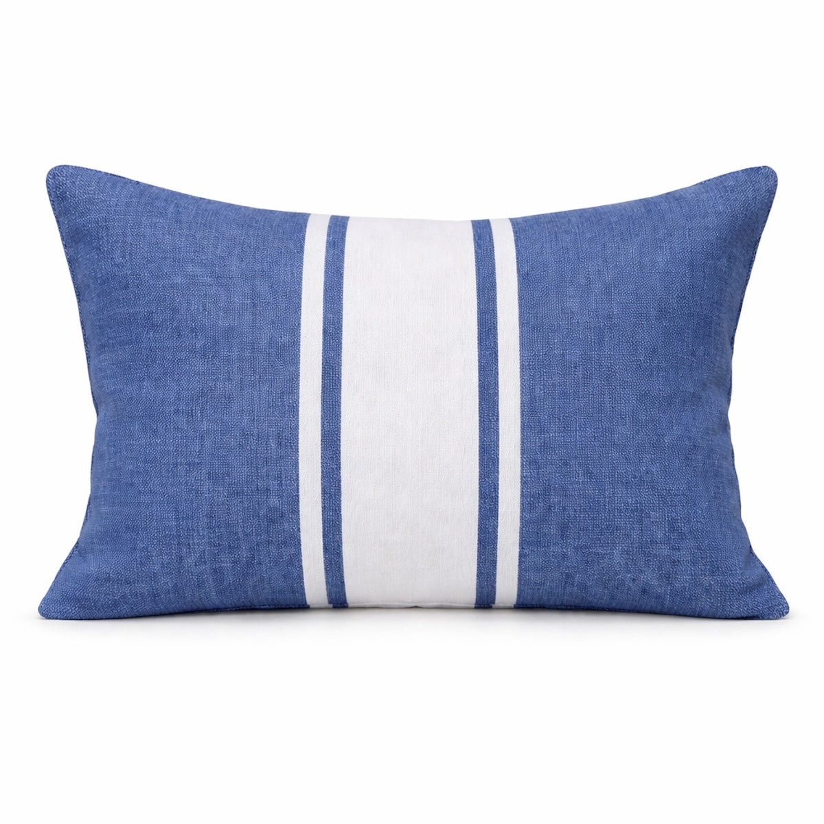 coussin de plage coton 39x25 ST TROPEZ - bleu grec