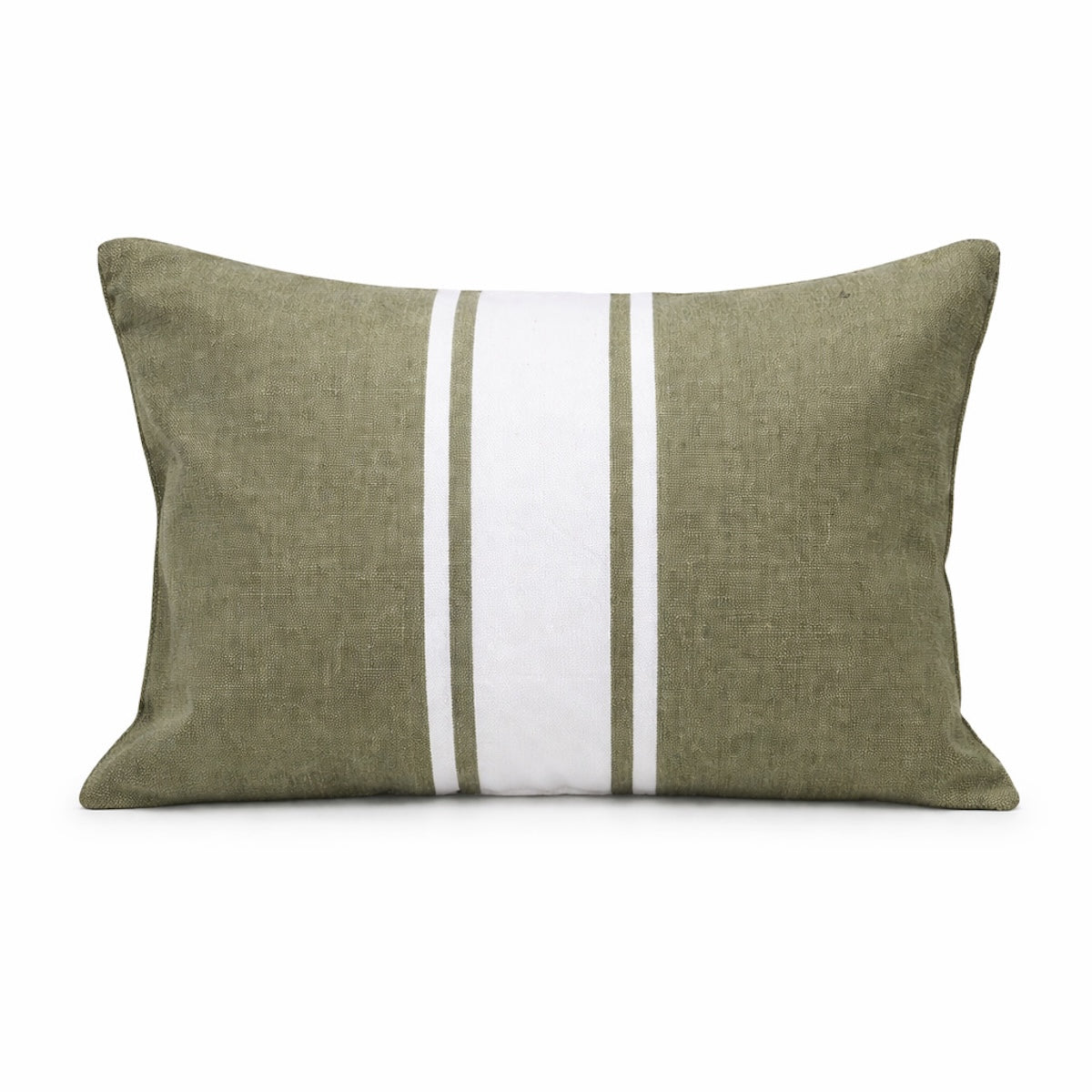 coussin de plage coton 39x25 ST TROPEZ vert kaki
