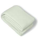 Housse de couette gaze de coton vert amande ALMA 240x220