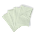 Lot de 4 serviettes de table gaze de coton 40x40 ALMA vert amande