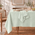 Nappe gaze de coton 150x250 ALMA vert amande