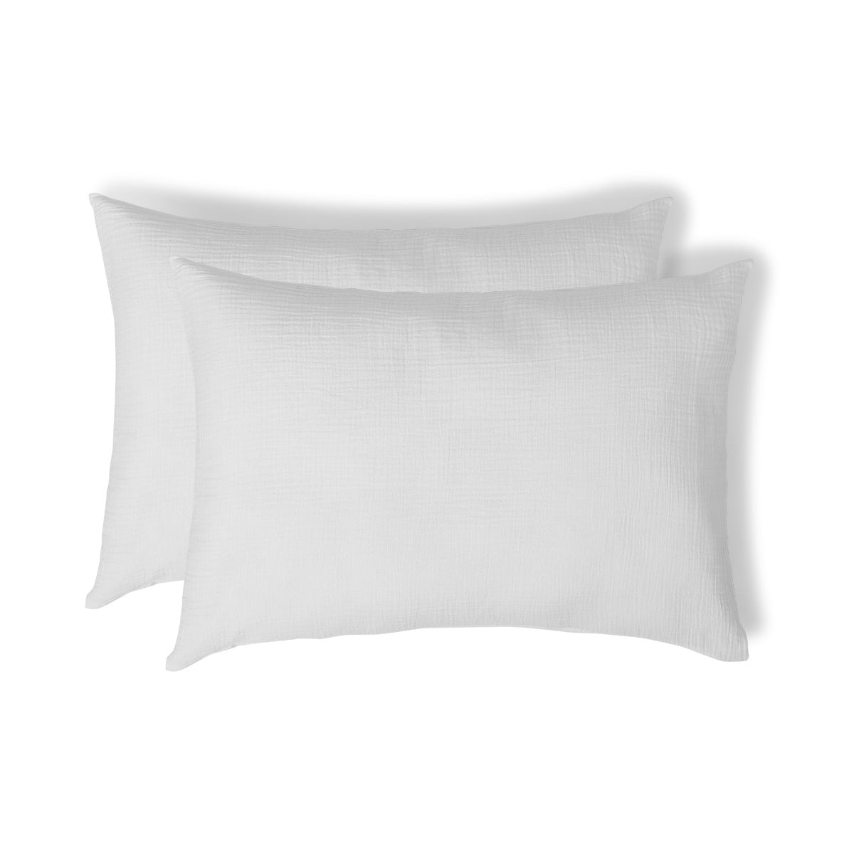 Parure + taies 50x70 gaze de coton blanc ALMA 240x220+2(50x70)