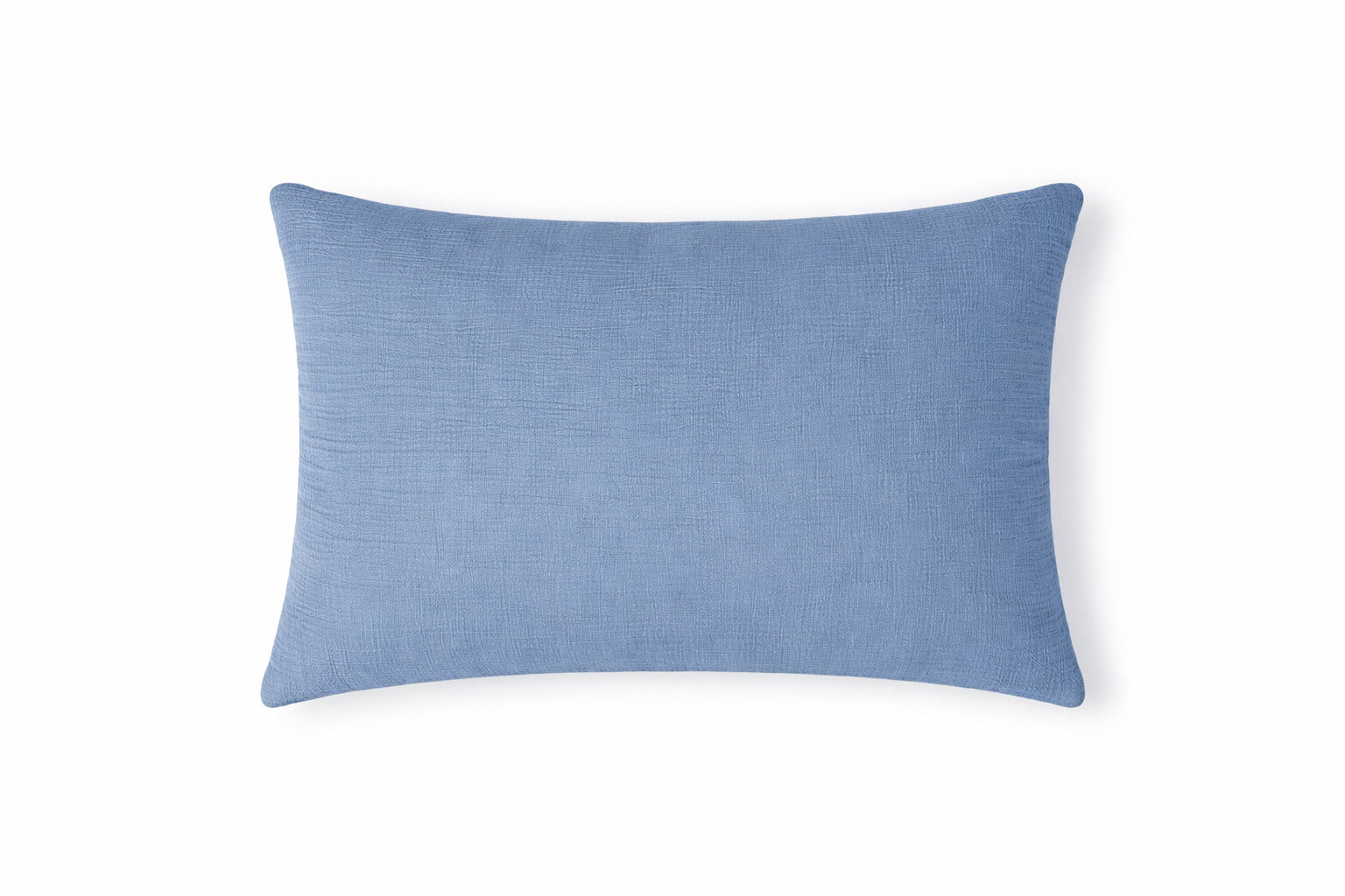 Parure + taies 50x70 gaze de coton bleu ALMA 140x200+1(50x70)