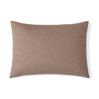 Parure + taies 50x70 gaze de coton taupe clair ALMA 140x200+1(50x70)
