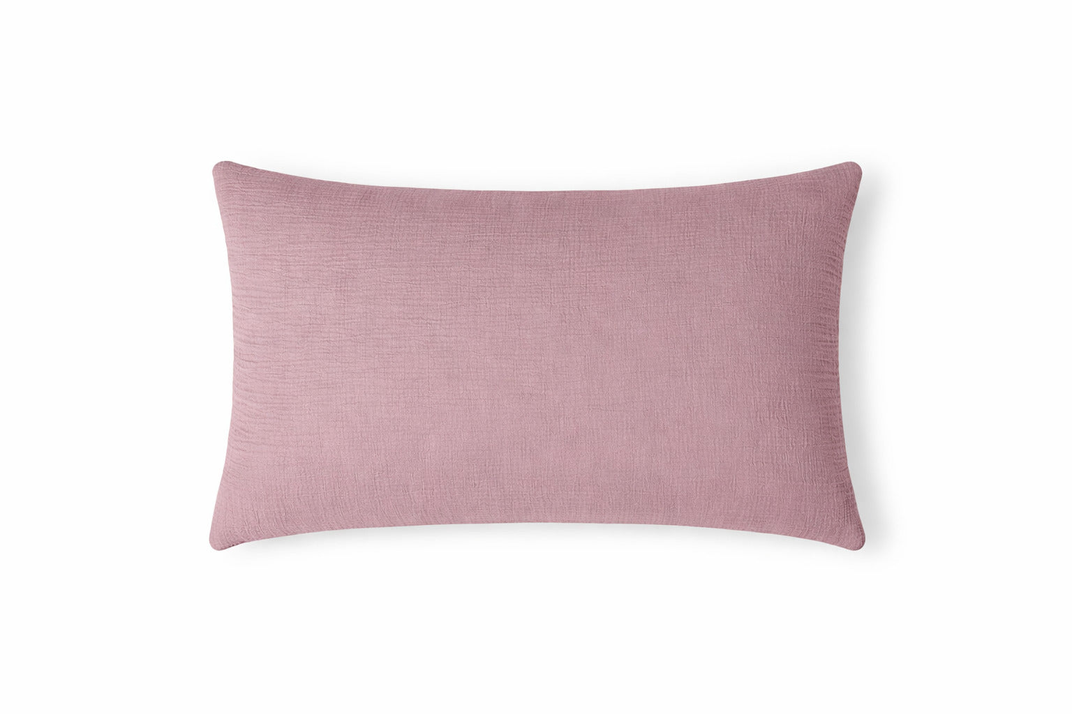 Parure + taies 50x70 gaze de coton bois de rose ALMA 140x200+1(50x70)