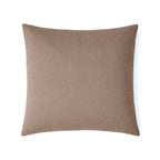 Parure + taies 65x65 gaze de coton taupe clair ALMA 140x200/65x65