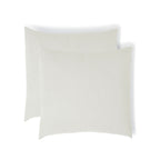 Taie d'oreiller (x2) gaze de coton blanc ALMA 65x65