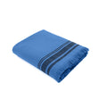 Fouta éponge coton 100x180 FARO bleu marine / noir
