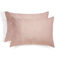 Taie d'oreiller (x2) coton lavé terracotta LUNAR 50x70