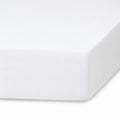 Drap housse lin lavé blanc ADELE 140x200x30