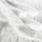 Drap housse lin lavé blanc ADELE 140x200x30
