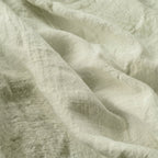 Drap housse lin lavé vert amande ADELE 140x200x30