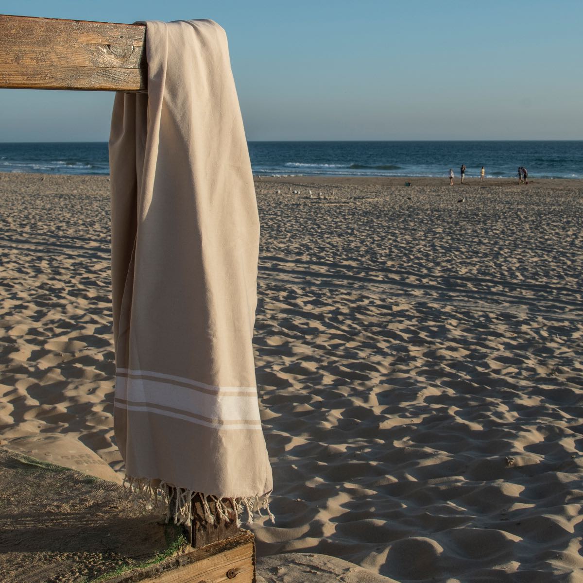 Lot de 2 foutas coton 100x200 ST TROPEZ beige