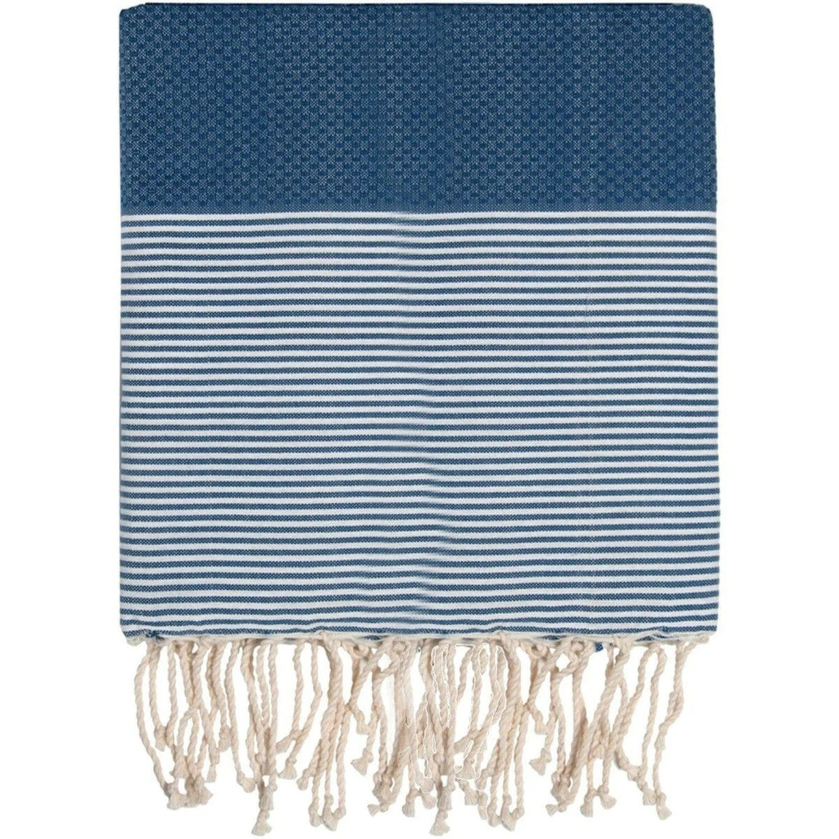 Lot de 2 foutas XXL nid d'abeille coton 200x200 IBIZA