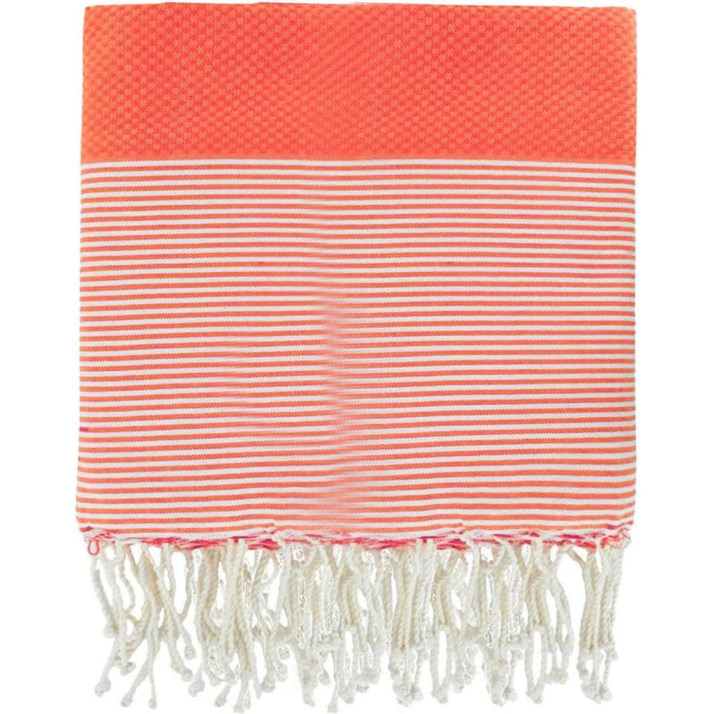 Lot de 2 foutas XXL nid d'abeille coton 200x200 IBIZA