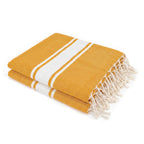 Fouta XXXL coton 200x300 ST TROPEZ jaune safran