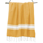 Fouta XXXL coton 200x300 ST TROPEZ jaune safran